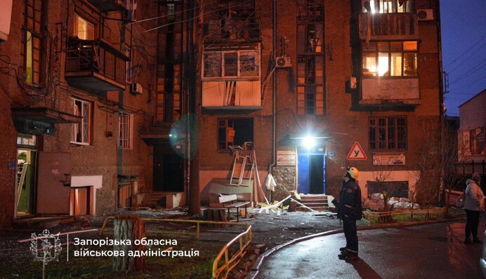 Росія знову вдарила по Запоріжжі балістикою - сильно пошкоджена церква