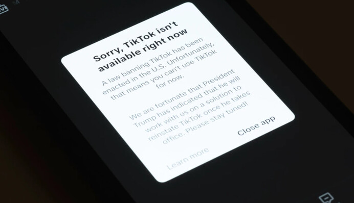 В США больше не работает TikTok