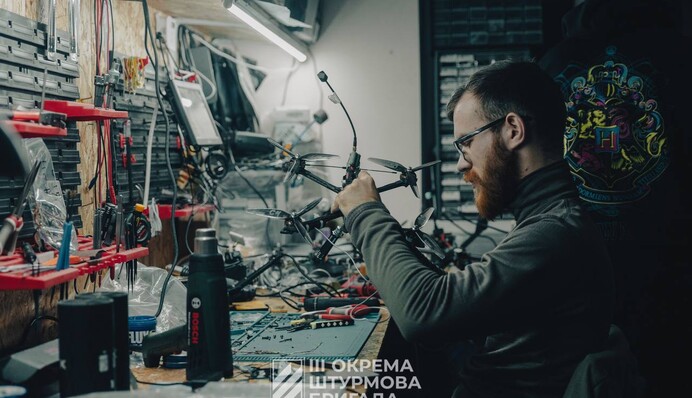 Новый БпЛА-разведчик и не только: бойцы Третьей штурмовой показали, как сбивают вражеские дроны на Харьковщине