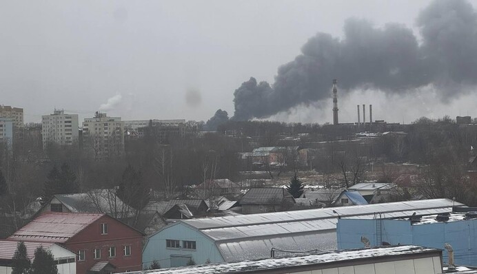 Под Москвой произошел масштабный пожар