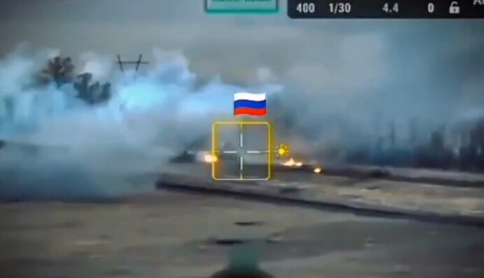 ​На Покровському напрямку український екіпаж танка Leopard знищив російську колону з п’яти бронемашин