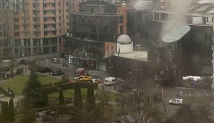 В Киеве загорелся элитный фитнес-клуб