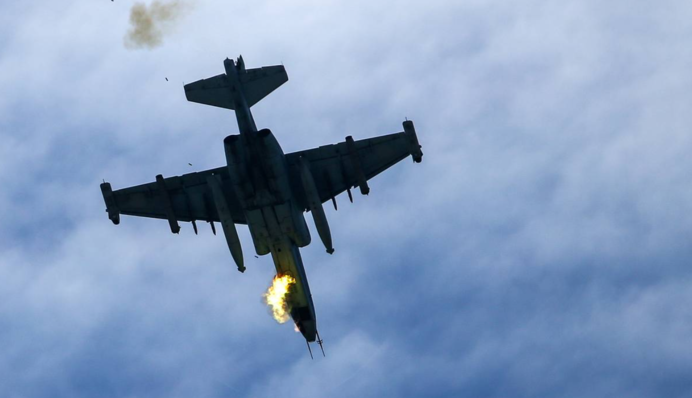 ВСУ уничтожили в Донецкой области российский штурмовик Су-25