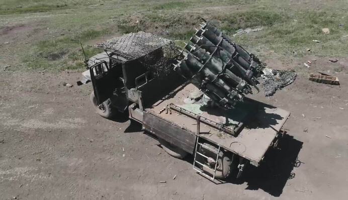 На Лиманском направлении ВСУ уничтожили корабельный бомбомет 