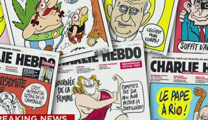 Скандальна Charlie Hebdo зробила карикатуру на сварку Трампа із Зеленським