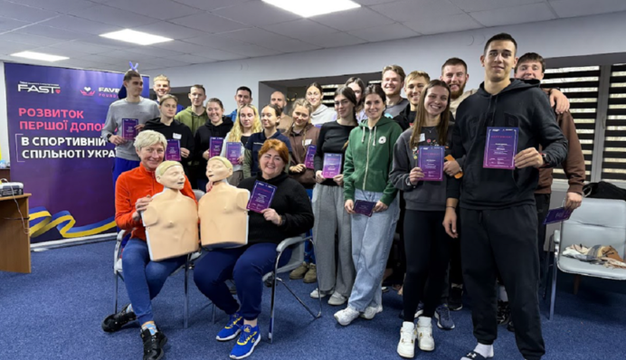 Favbet Foundation та FAST підбили підсумки першого етапу навчань із першої допомоги для спортивної спільноти України