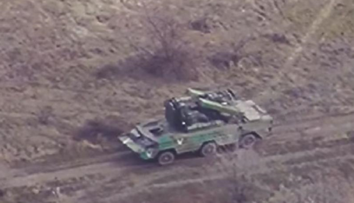 В Силах безпілотних систем показали, як на Вугледарському напрямку уразили ворожий ЗРК «Оса»