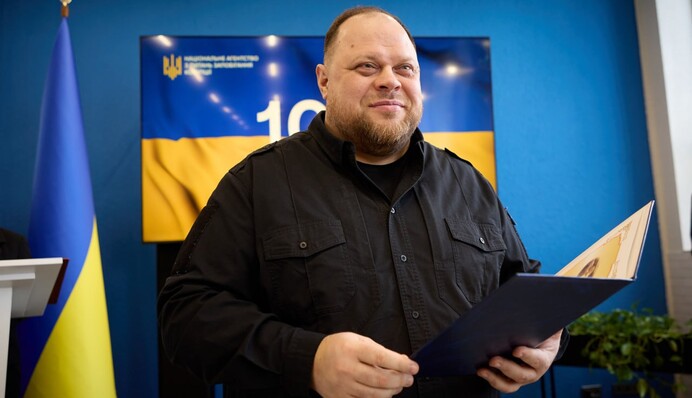 Council Chairman Stefanchuk appeared in public after a break