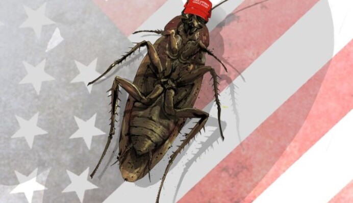 Художник показав, як зробити Америку знову великою одним рухом ноги