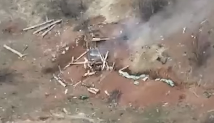 В 5 ОШБр показали ликвидацию пехоты и укреплений на Краматорском направлении