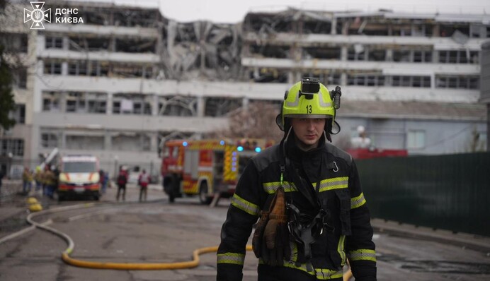 A person killed in a Russian strike has been found in Kyiv