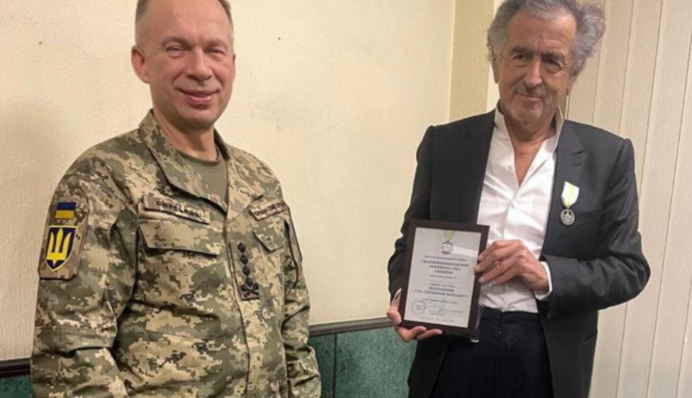 Syrsky awarded the French philosopher