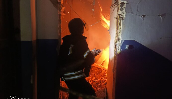 Спасатели ликвидировали последствия ночного российского удара по Краматорску