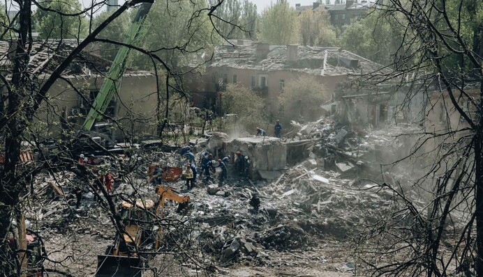 Целились именно по гражданской инфраструктуре: МВД об атаке России на Киев