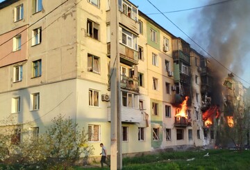 Росія вдарила по багатоповерхівці в Павлограді