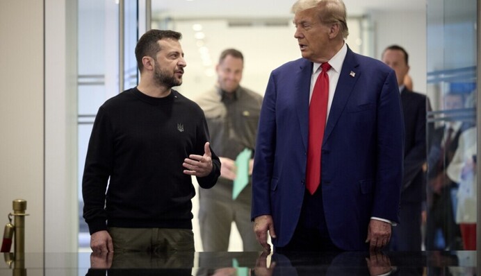 Zelensky met with Trump