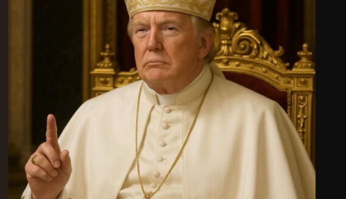 Дональд Трамп «примеряет» образ понтифика