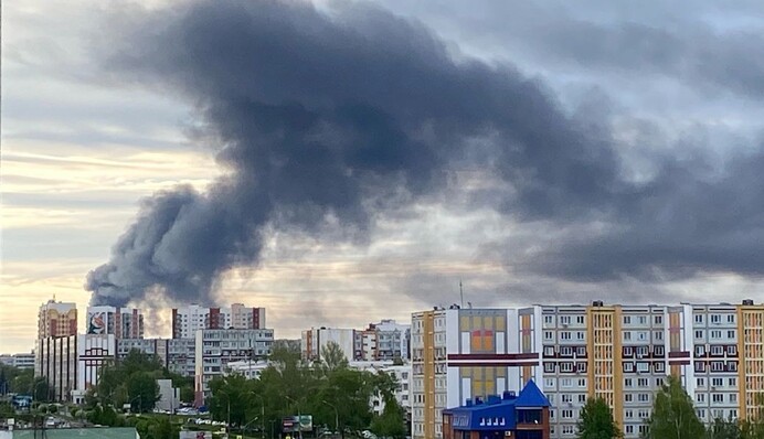 В России горит завод КАМАЗ