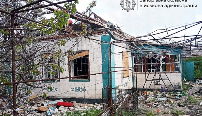 На Запорожье в результате российских ударов есть раненые и разрушения