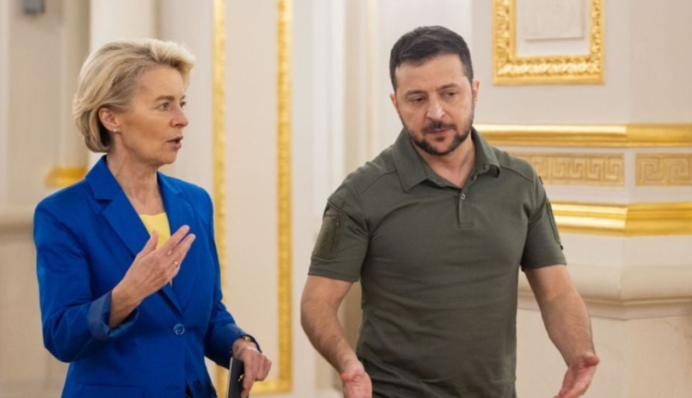 18-й пакет санкцій: Зеленський обговорив з фон дер Ляєн нові обмеження проти РФ