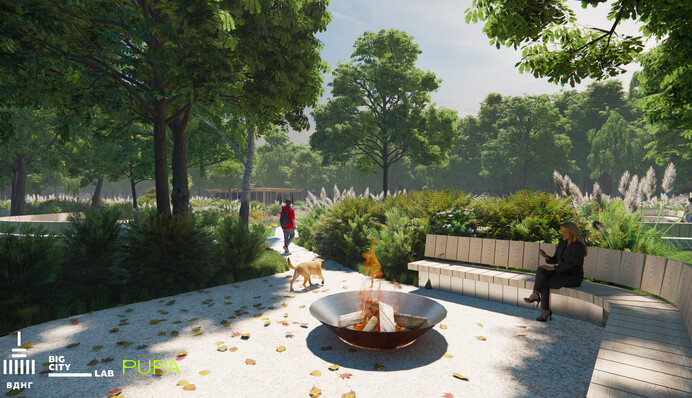 В Киеве презентовали концепцию Терапевтического сада для военных и гражданских