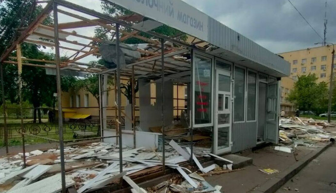 ​В Оболонському районі Києва прибрали останню велику зону незаконних МАФів