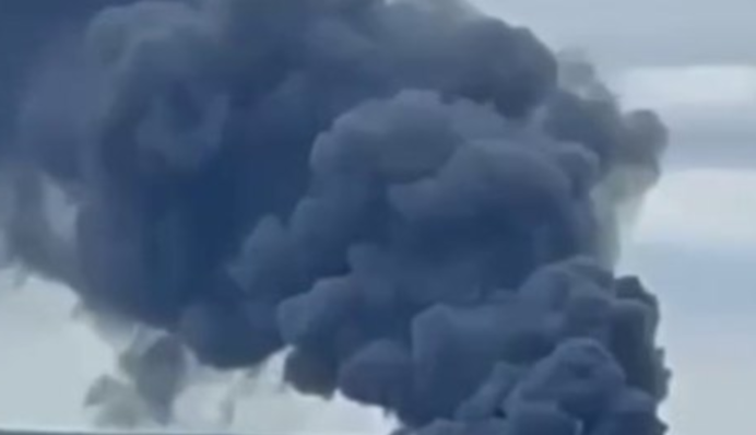 Було чутно вибух: в Підмосков'ї спалахнула пожежа на одному зі складів