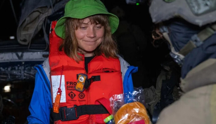 Войска Израиля захватили судно с Гретой Тунберг на борту