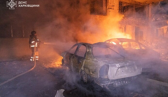 Росія завдала 12 ударів дронами по Харкову – постраждали житлові райони та навчальні заклади