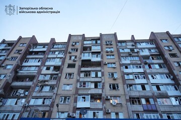 Россия атаковала 14 «Шахедами» инфраструктуру Запорожья – есть раненые и разрушения – ОВА