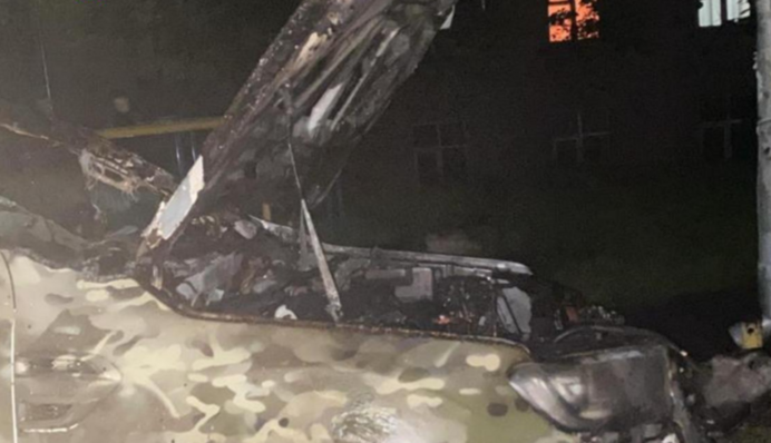У Києві спалили авто Героя України: підозрюваним виявився колишній військовий – прокуратура
