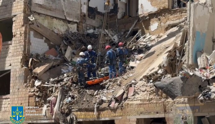 В прокуратуре рассказали о погибших в результате российской ночной атаки на Киев