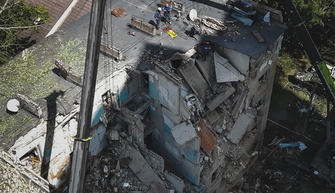 В Киеве после удара по пятиэтажке 7 погибших и 34 пострадавших — обновлены данные