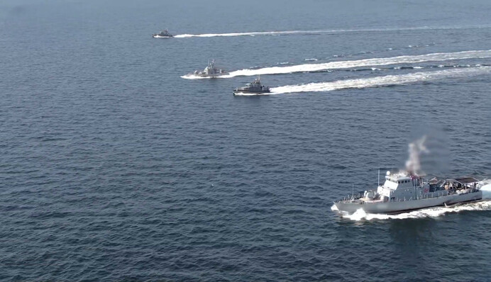 ВМС на Херсонщині знищили катер чорноморського флоту з десантом