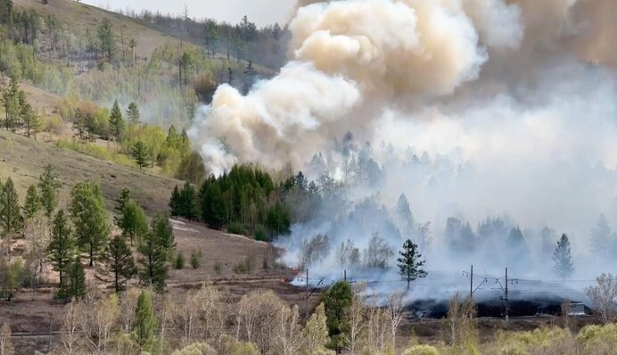 У Забайкальському краї РФ горіли склади зі зброєю
