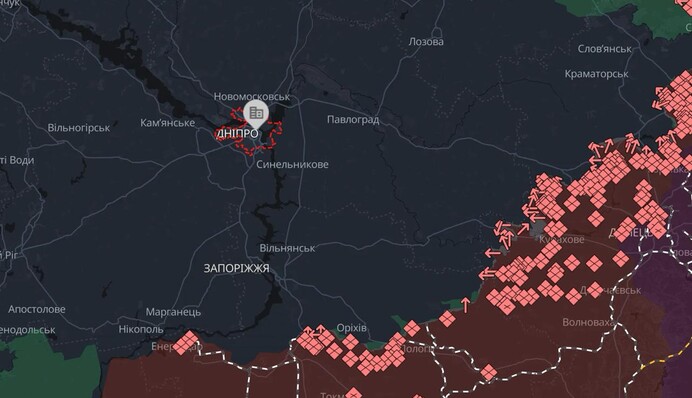 На Днепропетровщине прорыва войск РФ нет, идут сложные бои