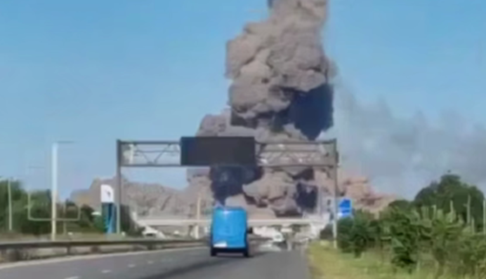 В Житомире произошел взрыв на АЗС: трассу Киев-Чоп перекрыли