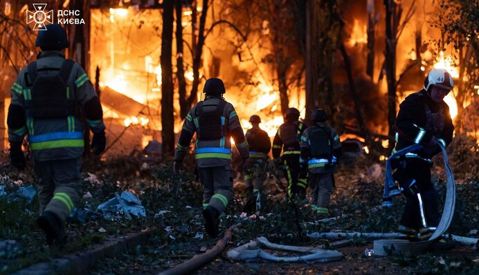 Россия ночью ударила по Киеву ракетами и дронами – последствия массированной атаки