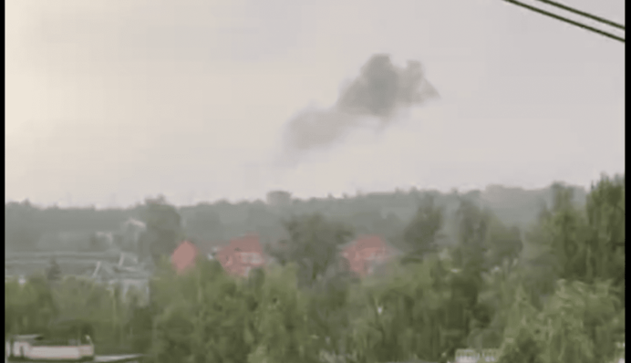 В Московській області РФ атаковано Краснозаводський хімічний завод