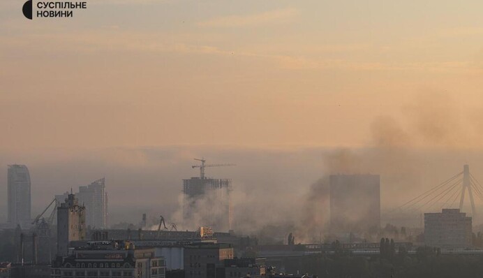 После атаки на Киев в столице резко ухудшилось качество воздуха