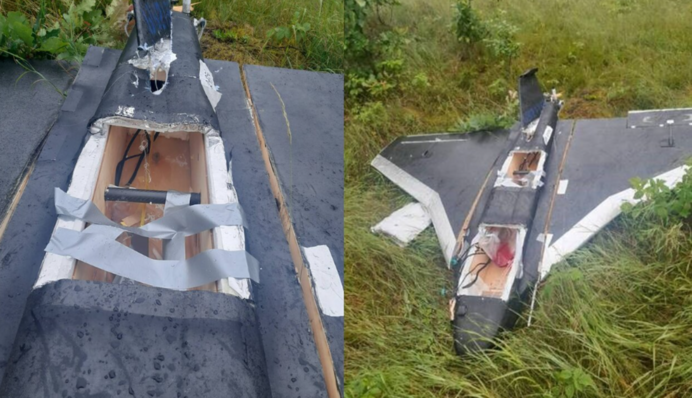 В Литві впав російський дрон-приманка