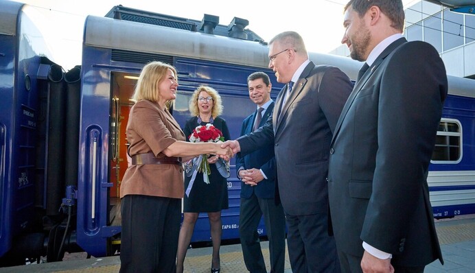 Прем'єр-міністерка Латвії приїхала з візитом до Києва