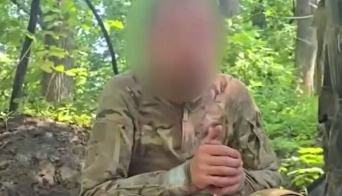 Прикордонники взяли у полон російського морпіха на Курському напрямку