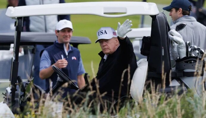 Во время визита Трампа правительство Шотландии выделило деньги на турнир по гольфу