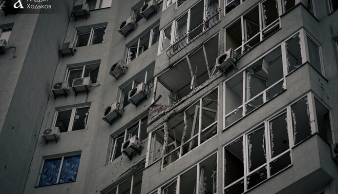 Как выглядит Дарницкий район Киева после ночной атаки — фоторепортаж