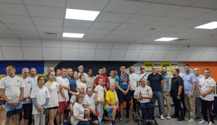 В Киевской области провели чемпионат по настольному теннису среди ветеранов войны — для эффективного восстановления и общения