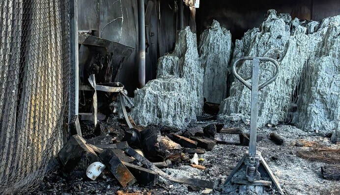 Російський дрон знищив у Києві склад литовської організації допомоги Україні