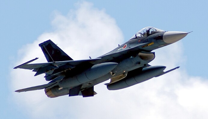 Винищувач Повітряних сил Японії розбився у Тихому океані