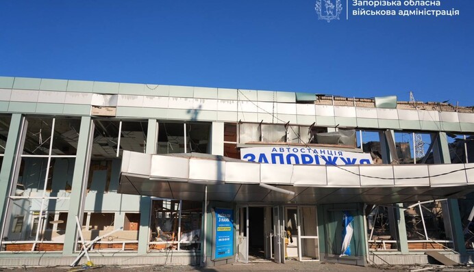 Кількість поранених внаслідок атаки на автовокзал у Запоріжжі зросла до 19 осіб