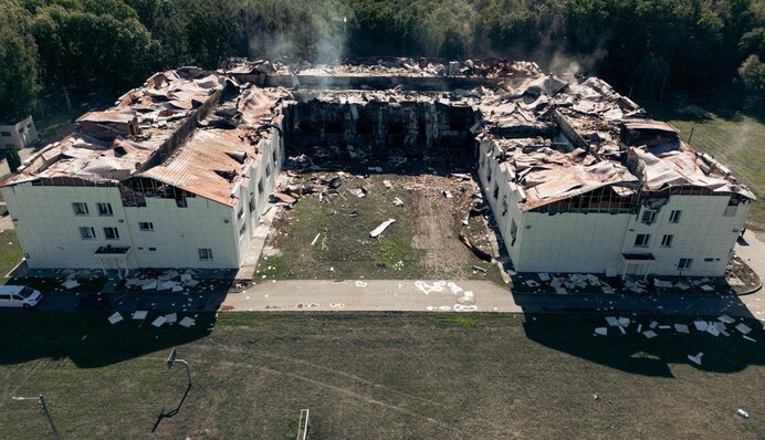 Росія зруйнувала корпус навчального закладу в Сумах – фото